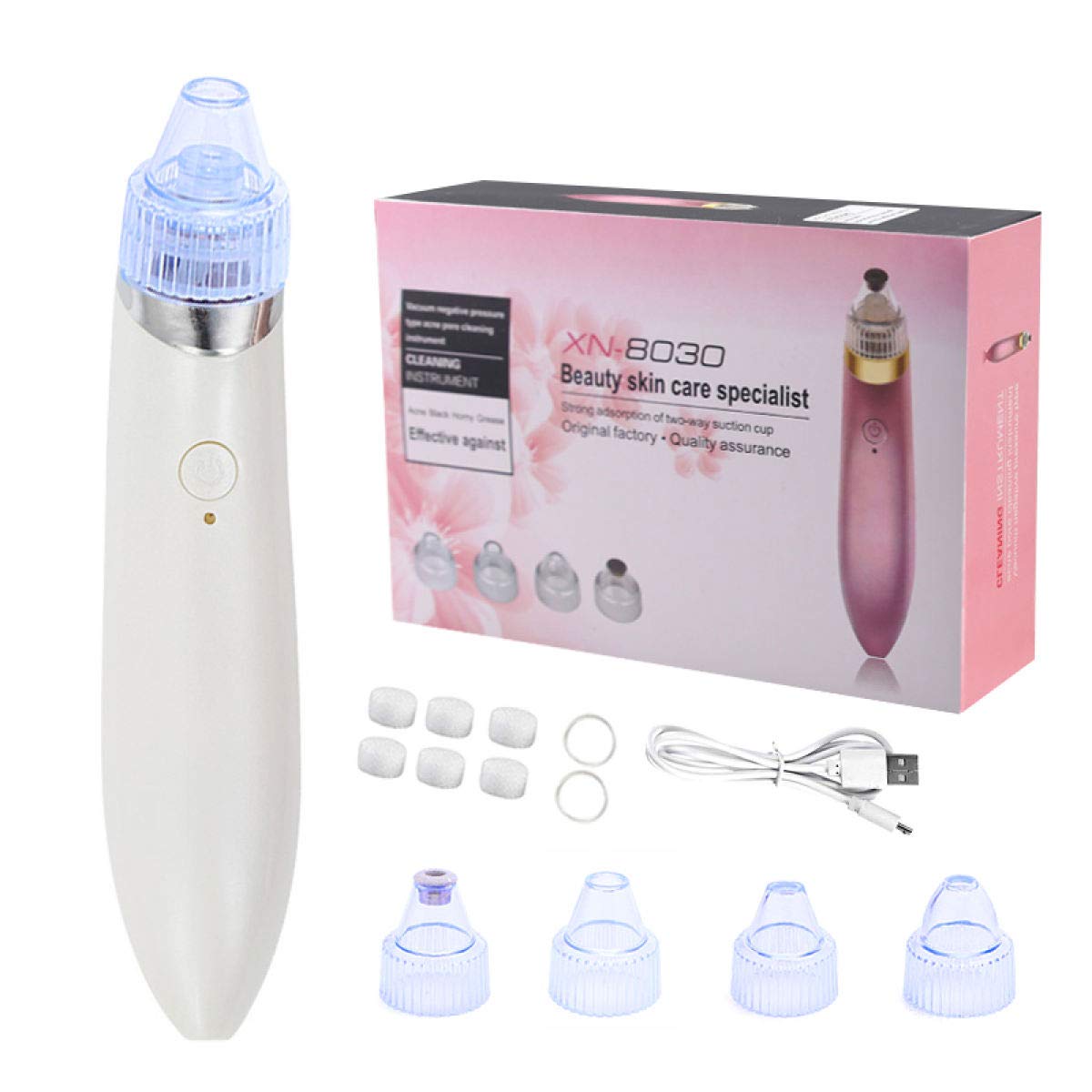 PureSkin™ - Succionador de Puntos Negros + 3 Cabezales de REGALO