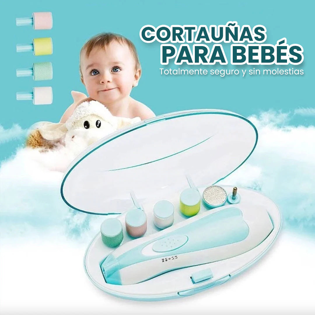 LimiBaby – Lima Eléctrica para Bebés y Adultos | Incluye 6 Cabezales Suaves y Seguros