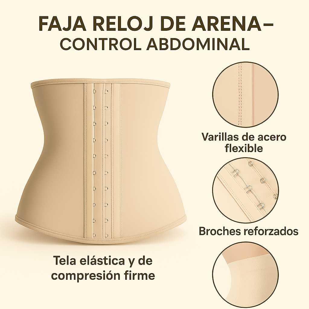 Faja Reloj de Arena – Moldea y Define tu Cintura