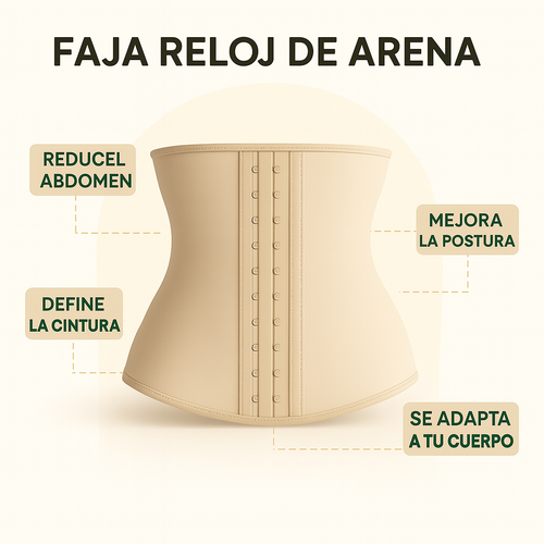 Faja Reloj de Arena – Moldea y Define tu Cintura