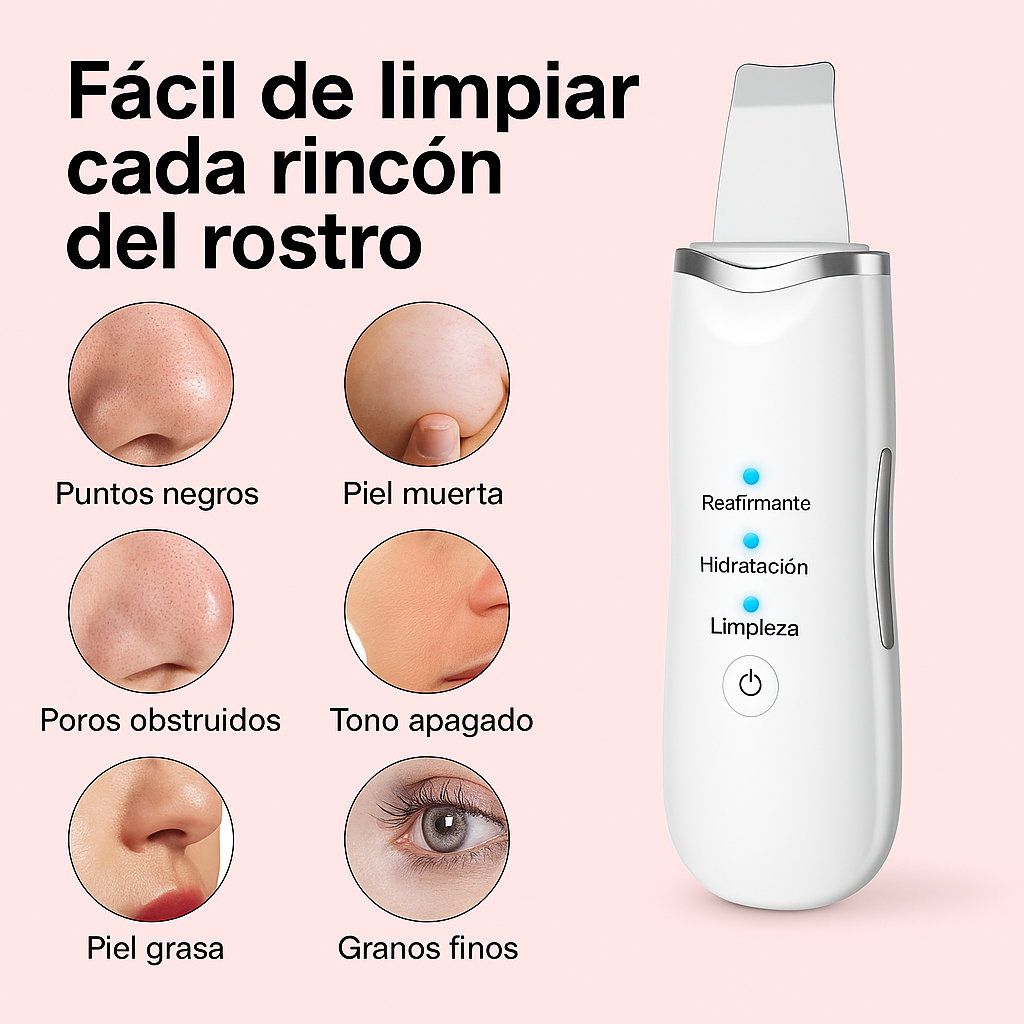 SkinLift™ – Limpieza Facial Profunda con Tecnología Ultrasónica