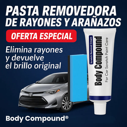 Body Compound® 15g | Pasta Removedora de Rayones y Arañazos