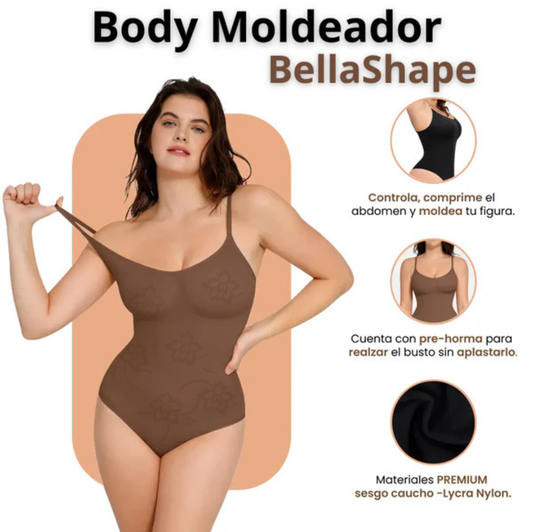Body Moldeador | BellaShape Premium Con Estampado Floreado