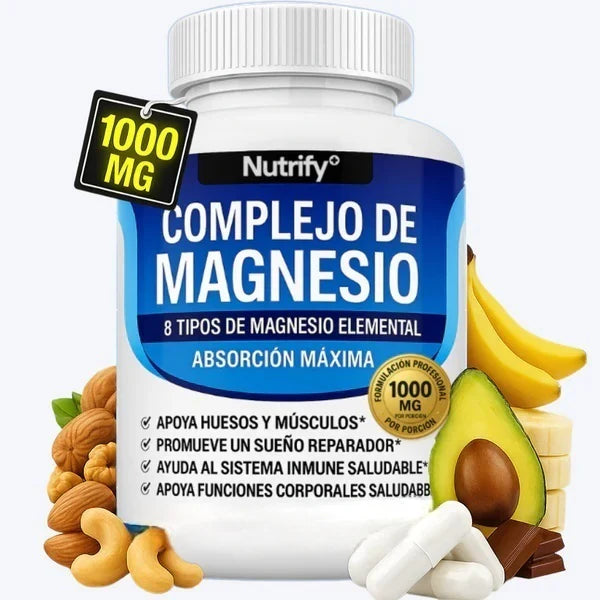 Magnesio Complex ™ l Complejo de magnesio 8 en 1 (30 capsulas)