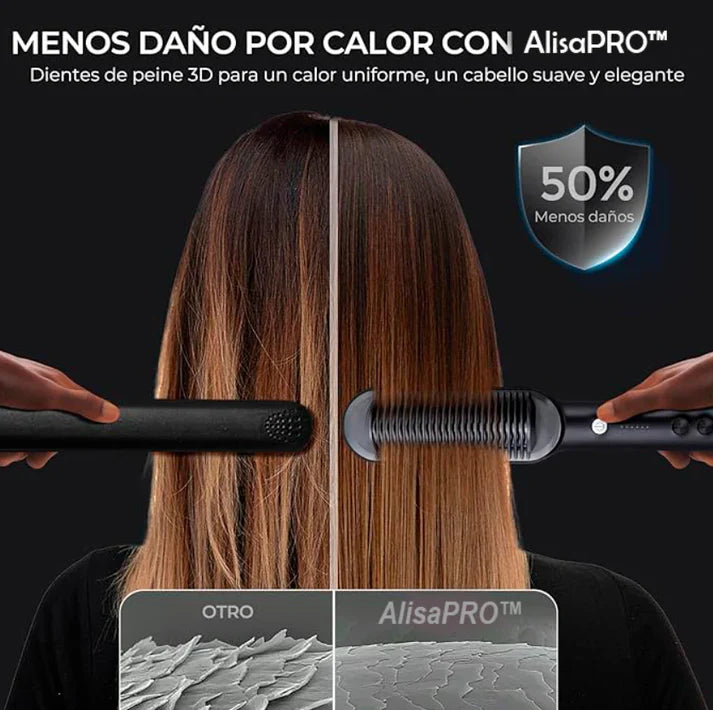 Cepillo Alisador Iónico - Alisa Pro 9
