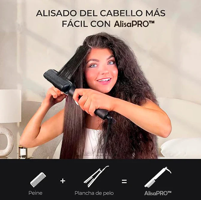 Cepillo Alisador Iónico - Alisa Pro 9