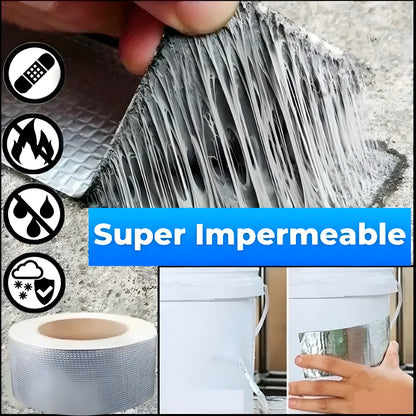 Cinta Impermeable Premium | Repara Goteras y Filtraciones (10metros x 5cm)